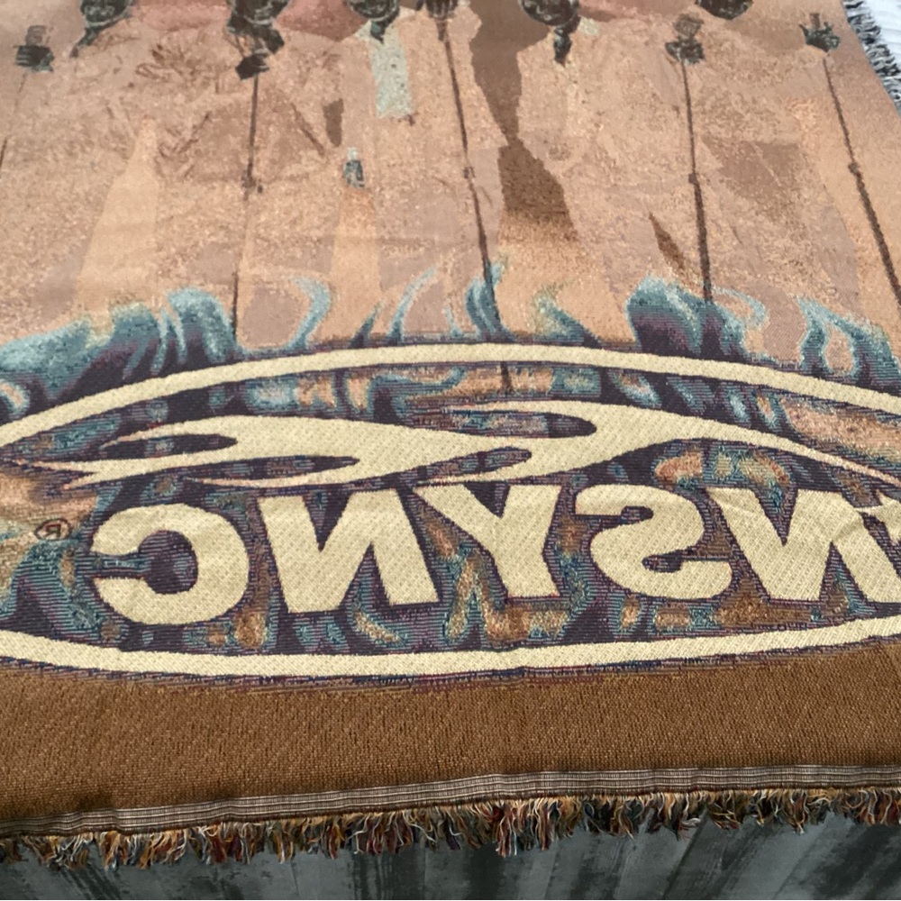 🔵 Vintage & New “NSYNC Live" Throw Blanket Afghan - Highly Collectible - Rare - Picture 7 of 9
